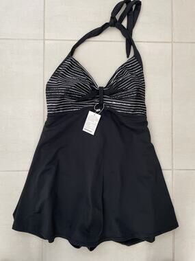 Cocoship Swim One Piece Swimsuit Multicolor Solid